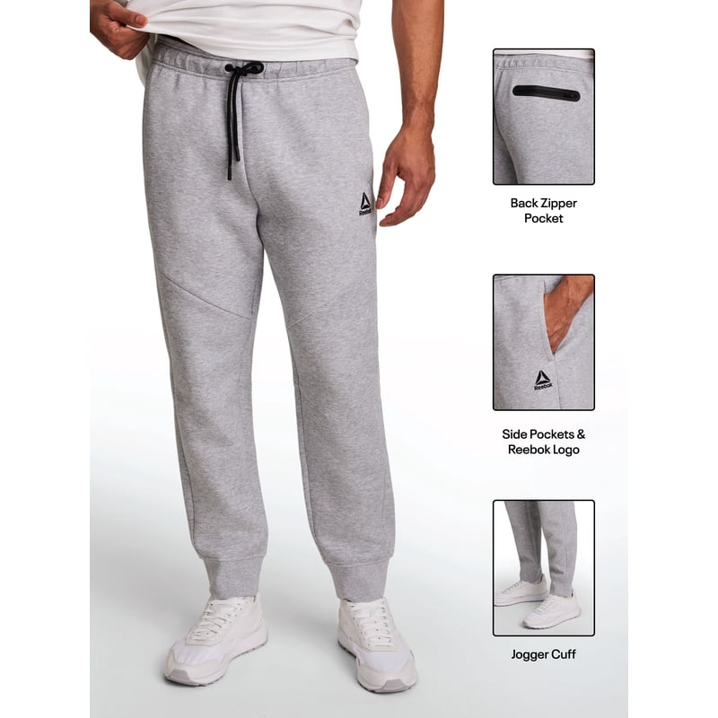 Men's Fleece Jogger Pants with Pockets | Reebok Momentum Collection