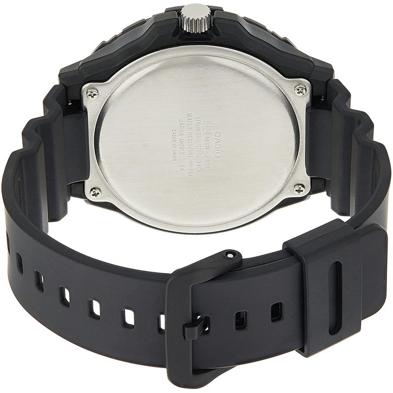 Oversized Dive Style Men's Watch - Water Resistant, Luminous, Large Resin Case