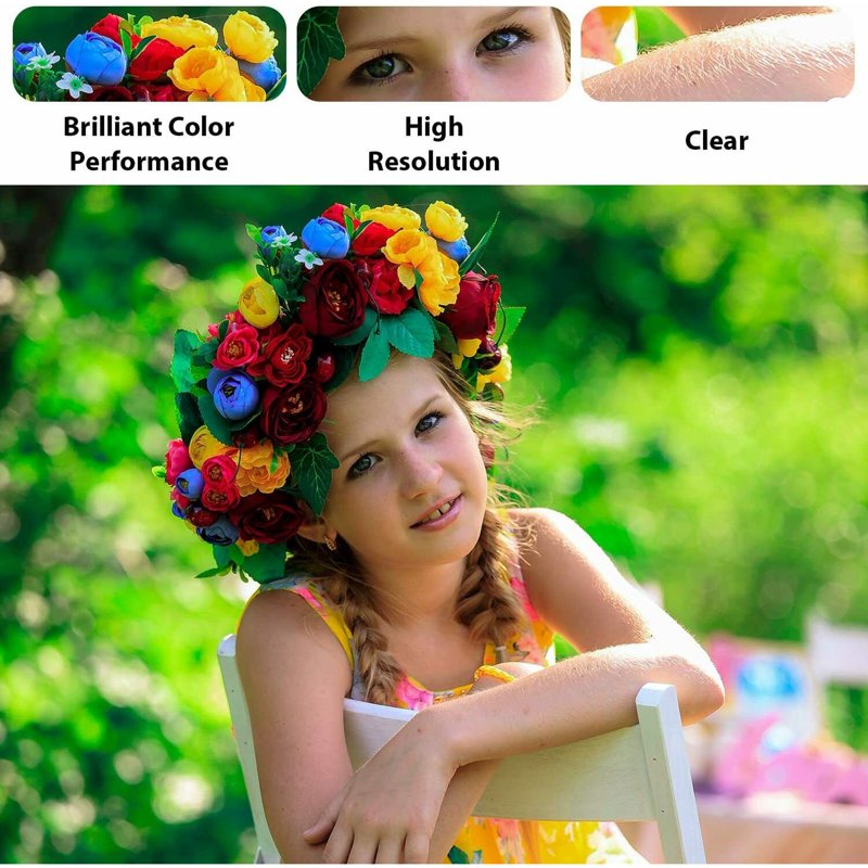 Glossy Inkjet Photo Paper 8.5x11 230gsm Heavyweight 200 Sheets - Scratch Resistant