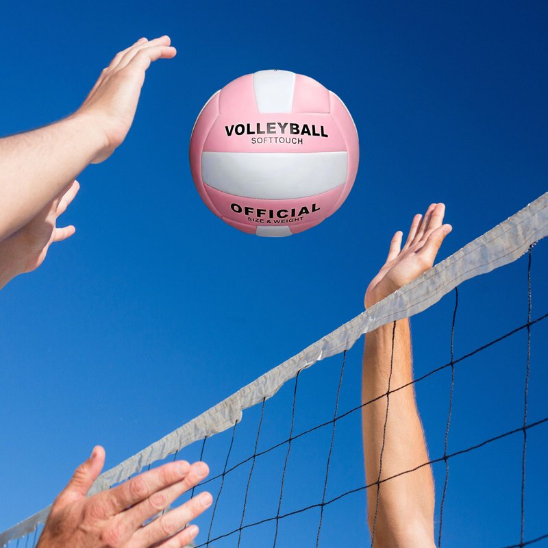 Super Soft Official Size Volleyball for Indoor Outdoor Beach and Gym Play