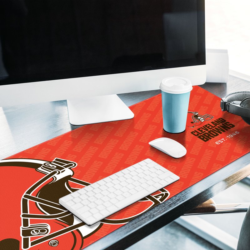 YouTheFan Cleveland Browns Logo Desk Pad XL Keyboard & Mouse Pad