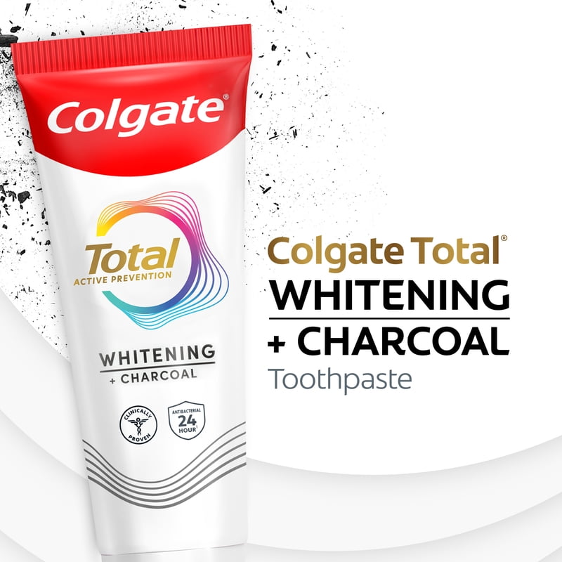 Whitening + Charcoal Toothpaste Pack - Mint, 5.1 Oz Tubes, 2 Count