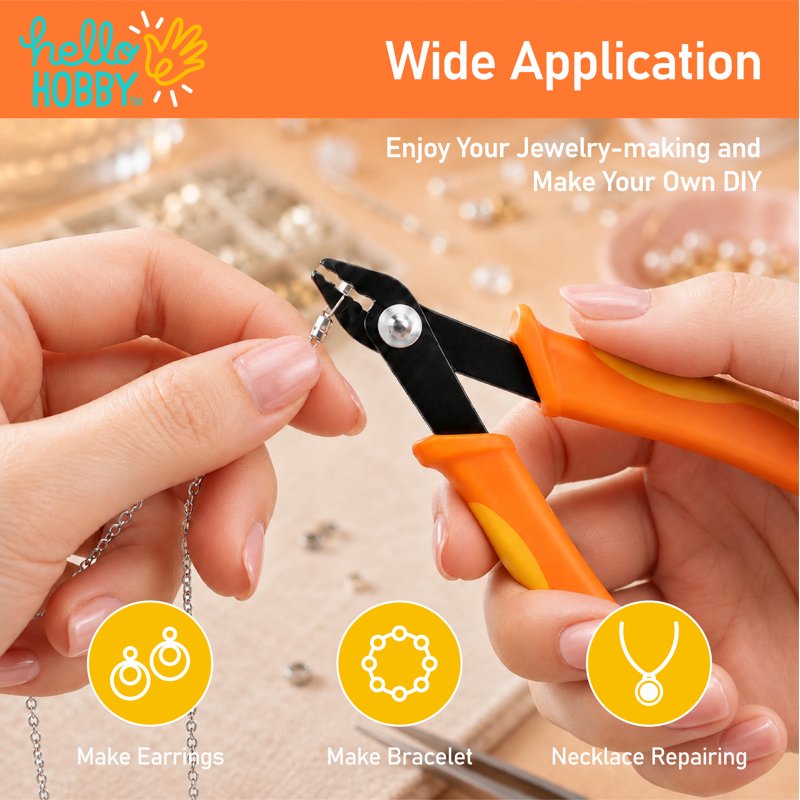 Jewelry Crimping Pliers for Beading & Crafting - Professional Tool