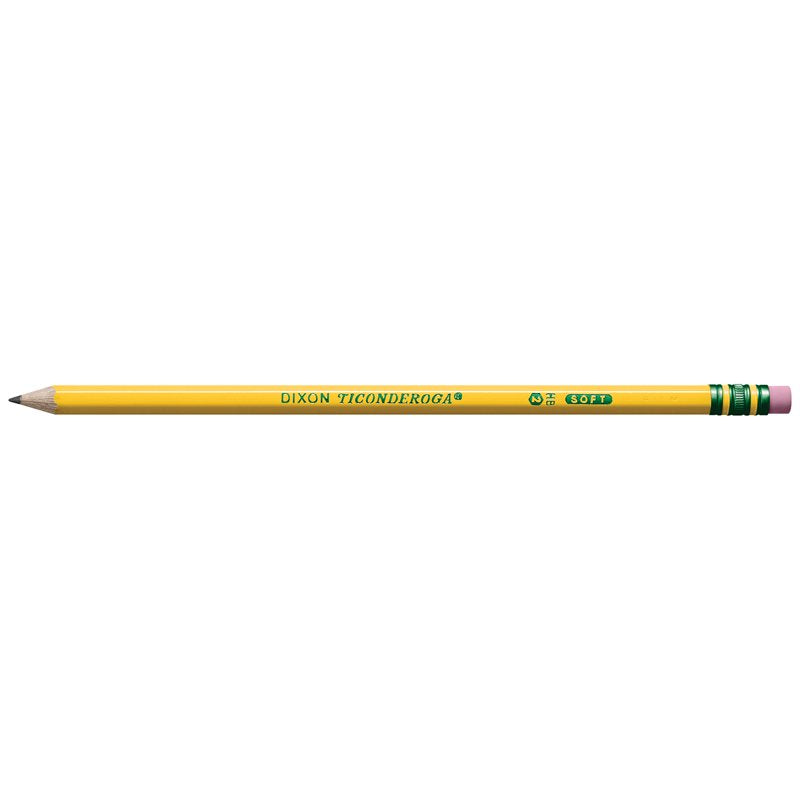 Pre-Sharpened Wooden Pencils Set of 60 - Smooth Writing, Latex-Free Erasers