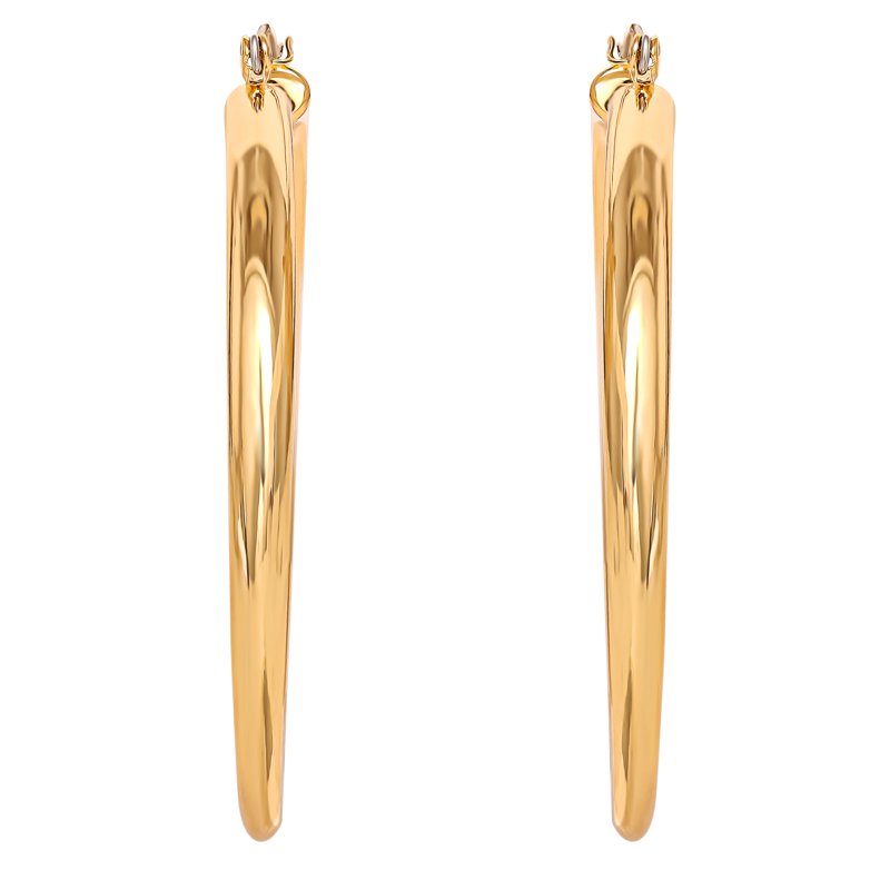 Women's Goldtone Polished Hoop Earrings - Jessica Simpson Accessories