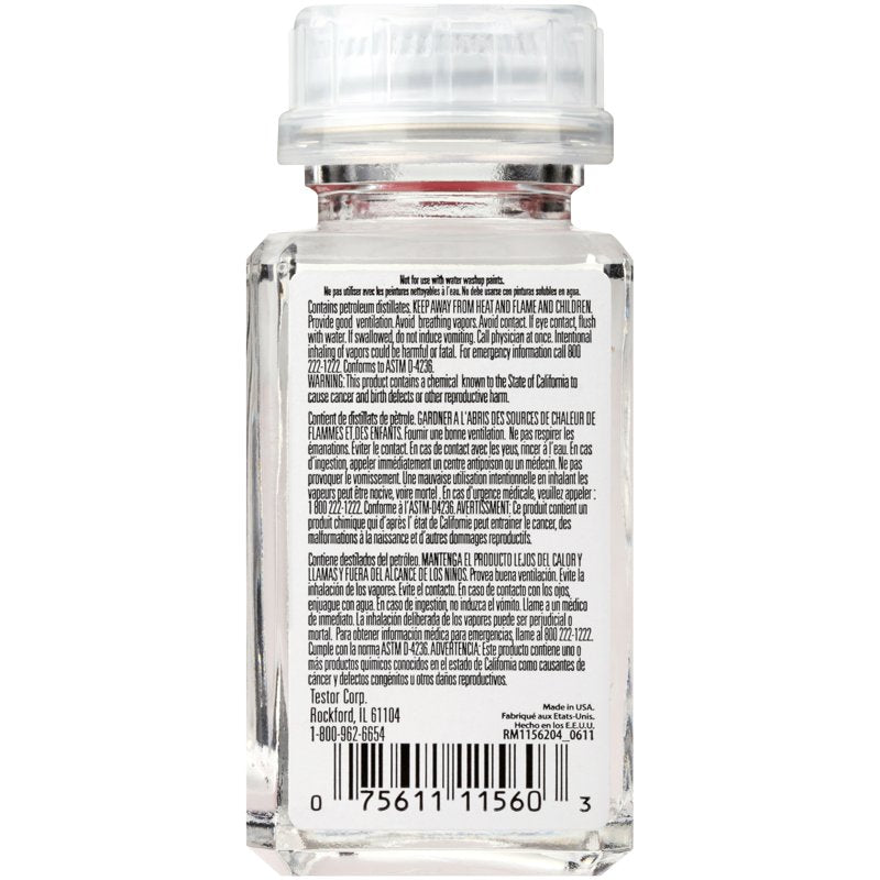 Paint Thinner for Enamel & Airbrush Use - 1.75 oz