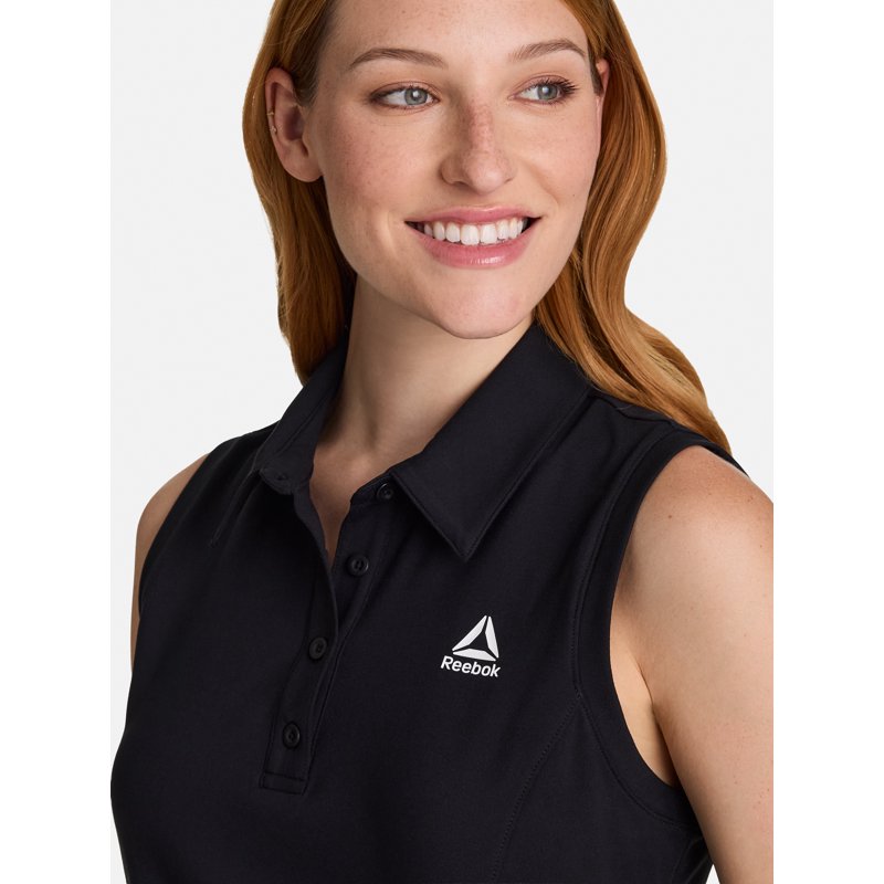 Reebok Women's Performance Sleeveless Dress – Athletic, Moisture-Wicking, Court-Ready
