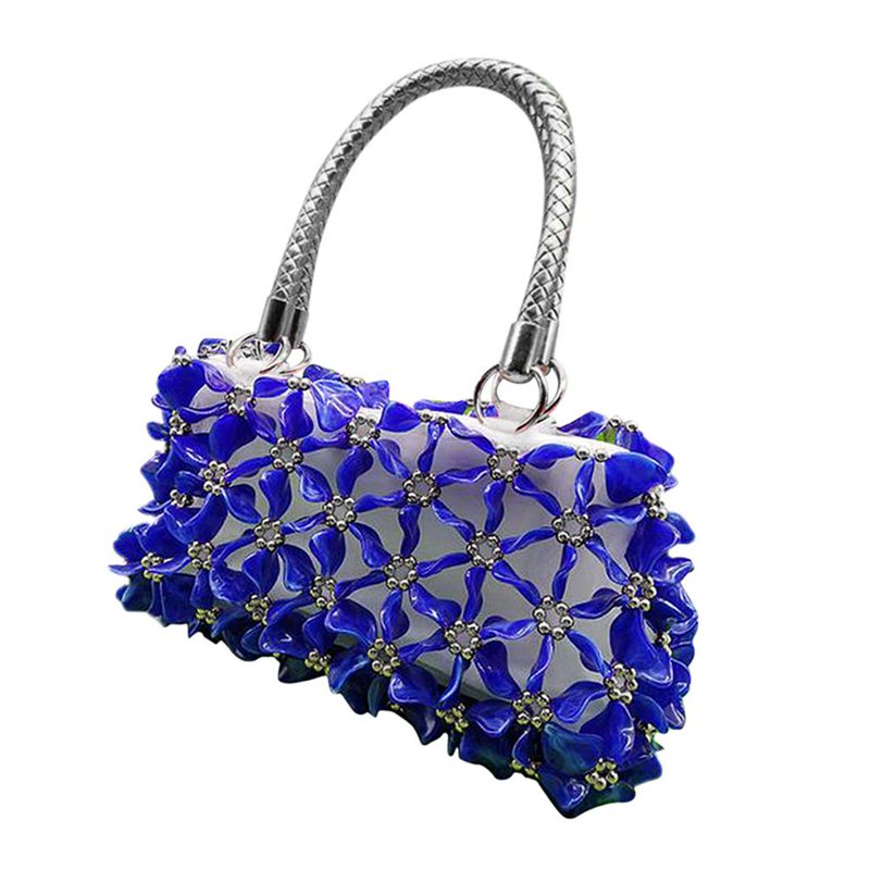 DIY Handbag Making Kit with Handle & Accessories - Dark Blue