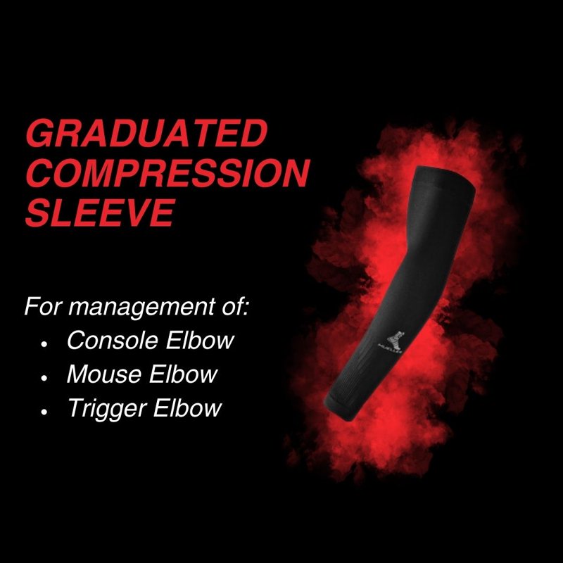 Graduated Compression Gaming Arm Sleeves - Support & Recovery for Esports & Fitness