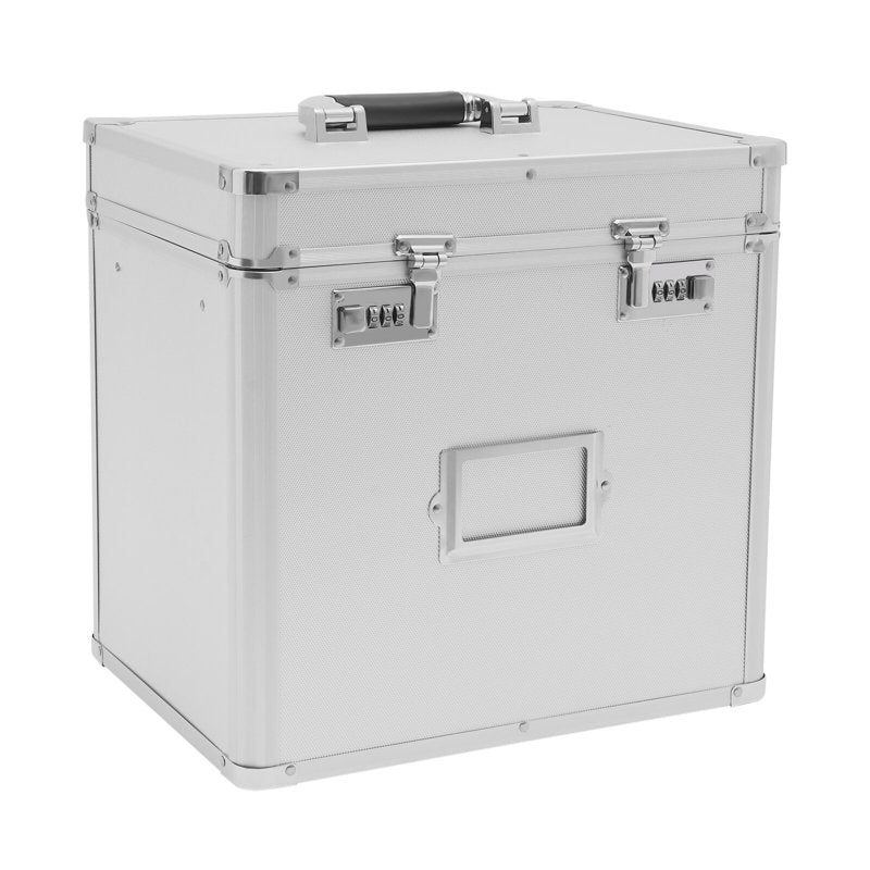Fireproof Document Organizer Box Safe with Lock for Home Office Storage