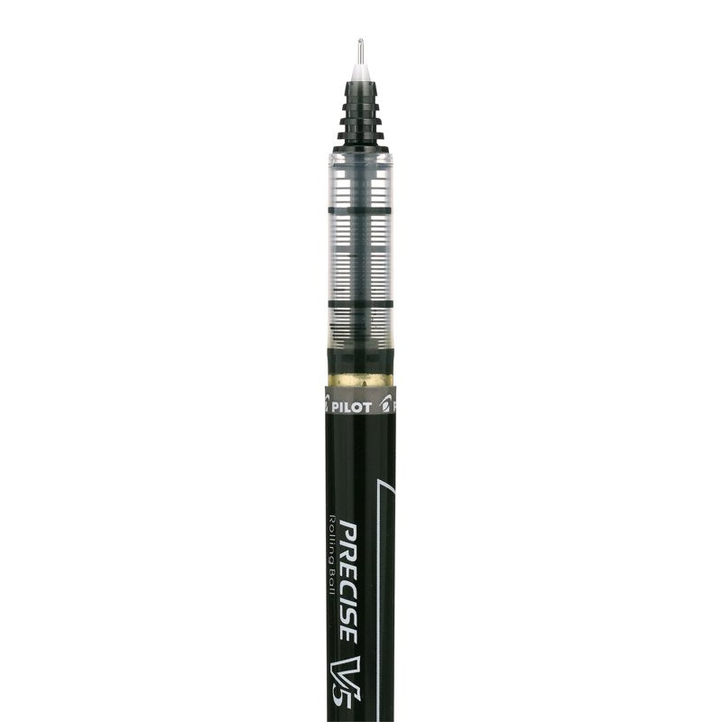 Pilot Precise V5 Extra Fine Rolling Ball Pens - 0.5mm, Black Ink, 4 Pack