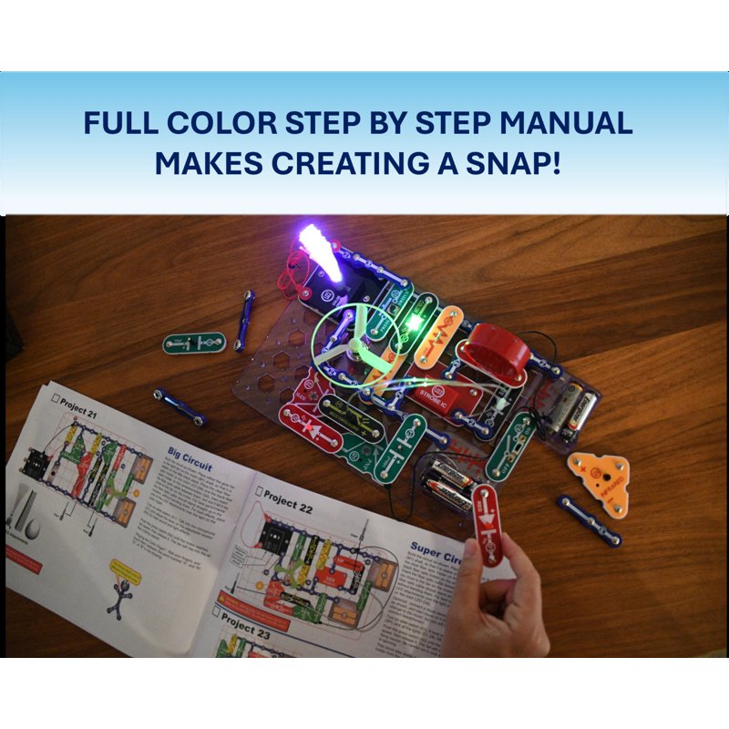 Electronic Science Kit for Kids - 175 Projects STEM Educational Toys with Light Show