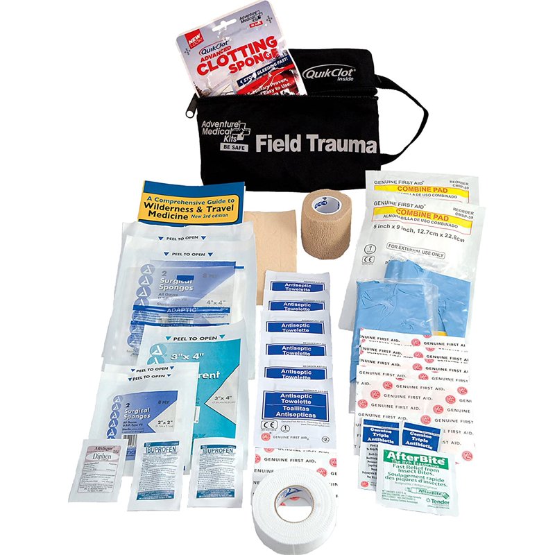 Adventure Medical Field Trauma Kit with QuikClot for Emergency First Aid