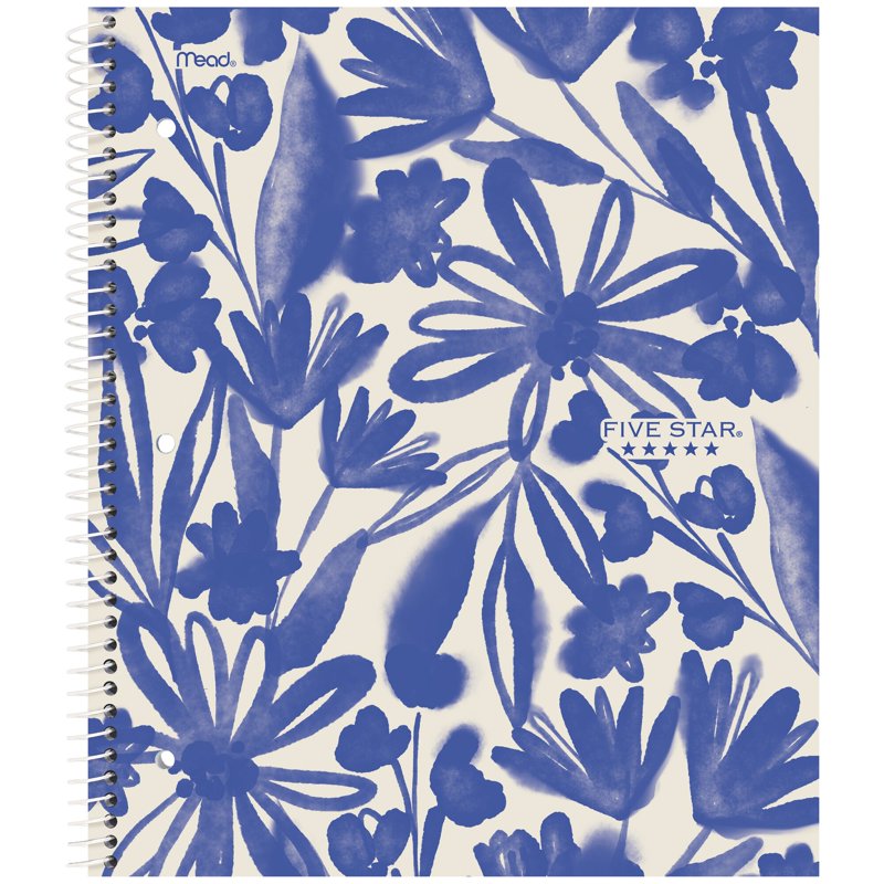 Spiral Notebook with Study App - College Ruled, 8.5 x 11, 2-Pack