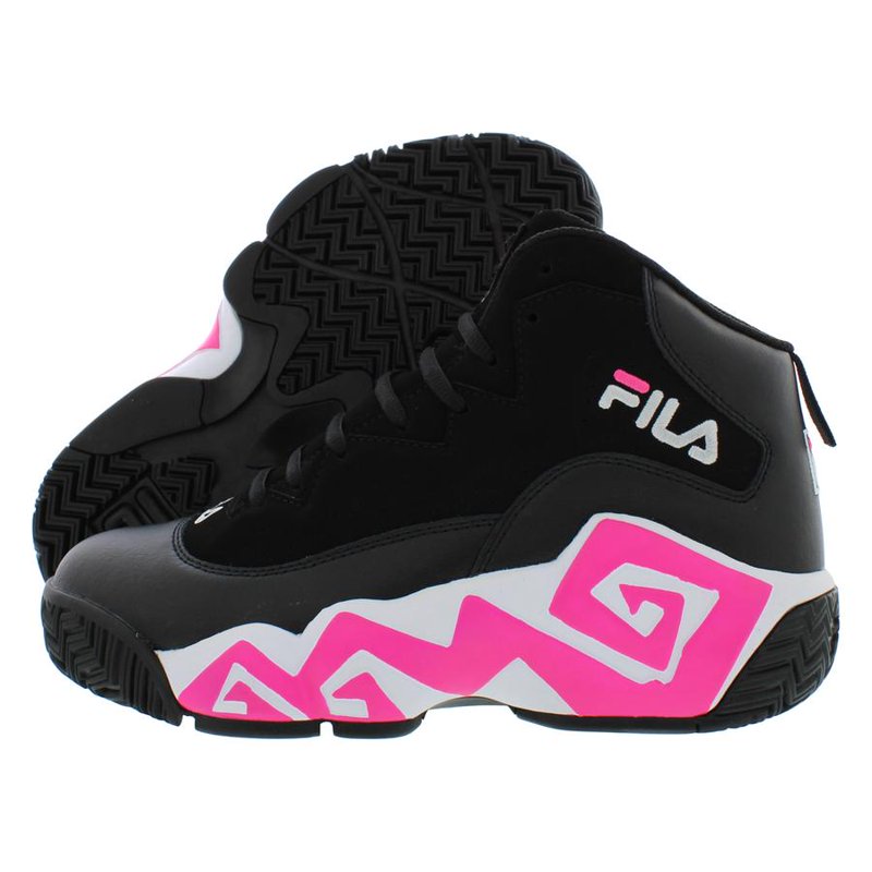 Kids Girls Athletic Sneakers Size 7 Black Pink Comfortable Shoes