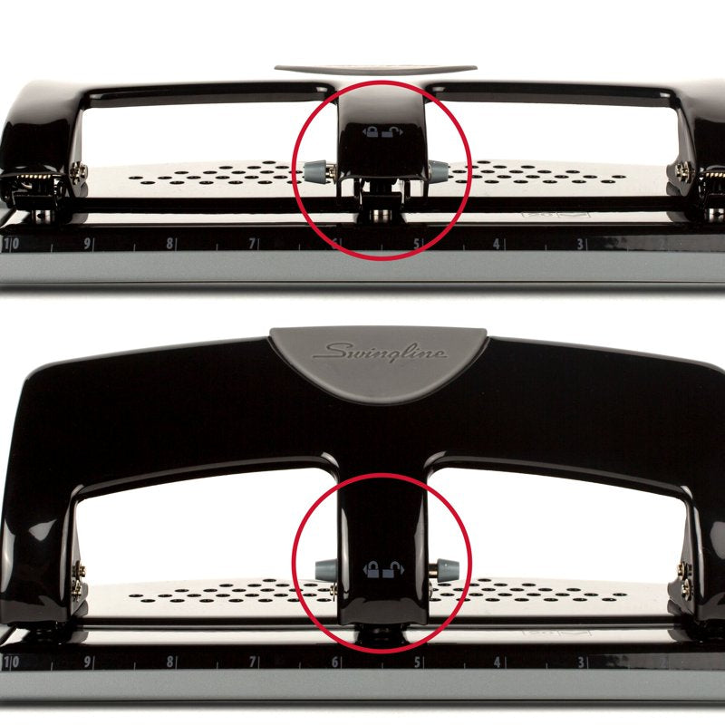 3-Hole Puncher, Swingline SmartTouch Low Effort Paper Punch for 20 Sheets