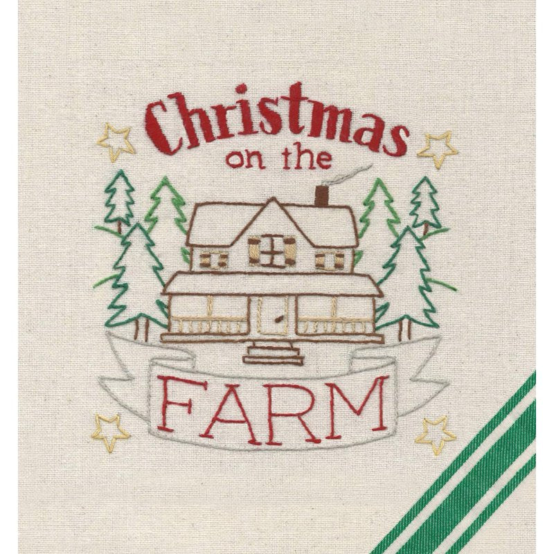 Christmas Embroidery Pattern Set for Fabric Painting and Needlework