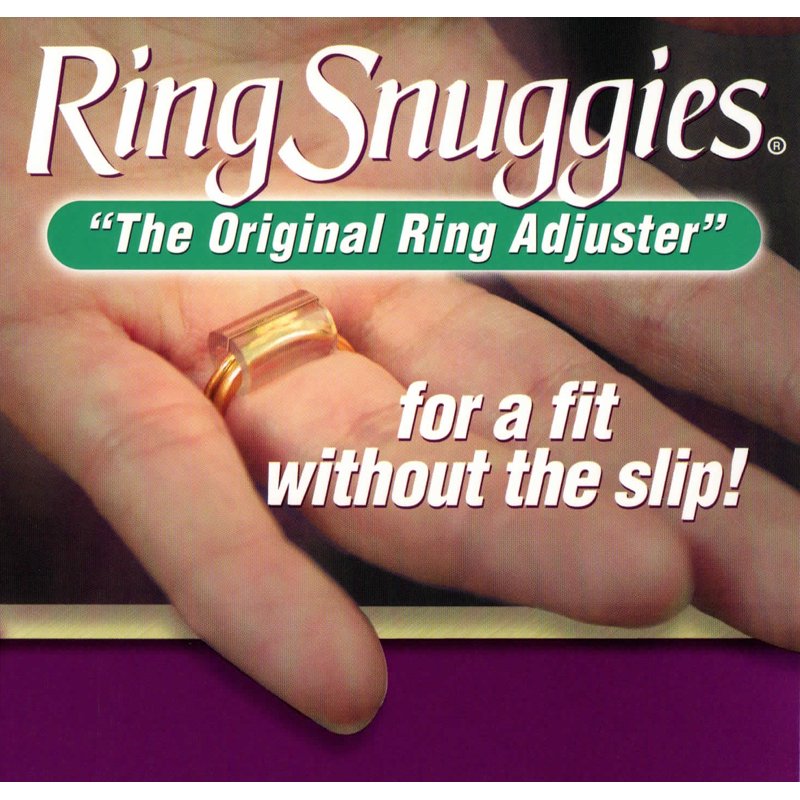 Ring Snuggies Adjustable Ring Fit Enhancer - Clear Plastic, 8-Pack