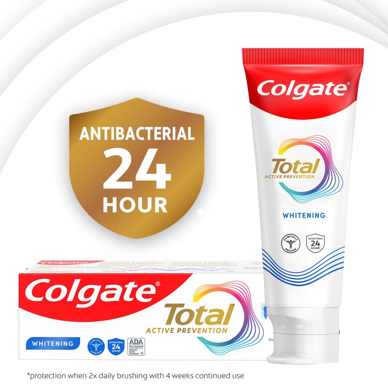 Travel Size Fluoride Toothpaste with Whitening & Antibacterial Protection - Mint