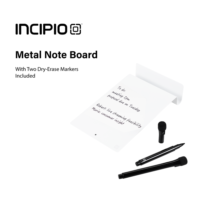 Magnetic Dry Erase Whiteboard with Phone Stand - Reusable Office Memo Board, Includes Markers & Eraser