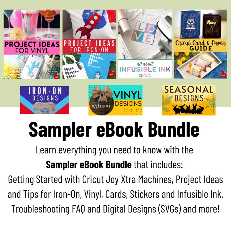 Cricut Materials Bundle Starter Set Kit for Joy Xtra - All Variants Included