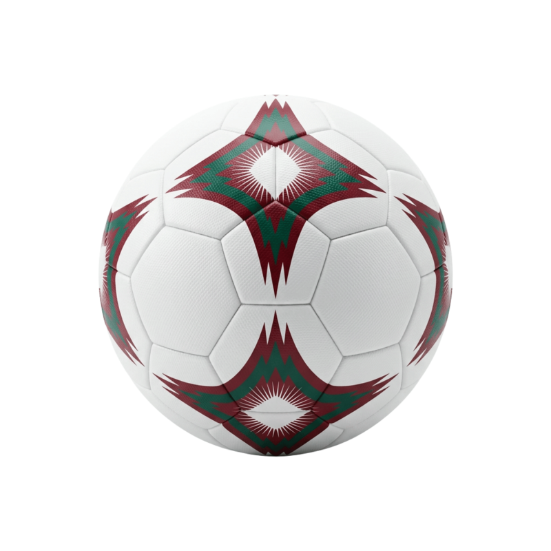 Soccer Ball Size 4 - Portugal Icon Sports No. 7 Official Match Ball, White