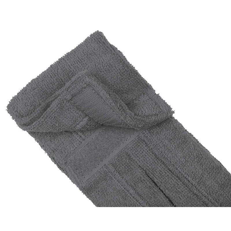Football Towel with Hook and Loop Closure - Soft, Absorbent Cotton, Multiple Colors