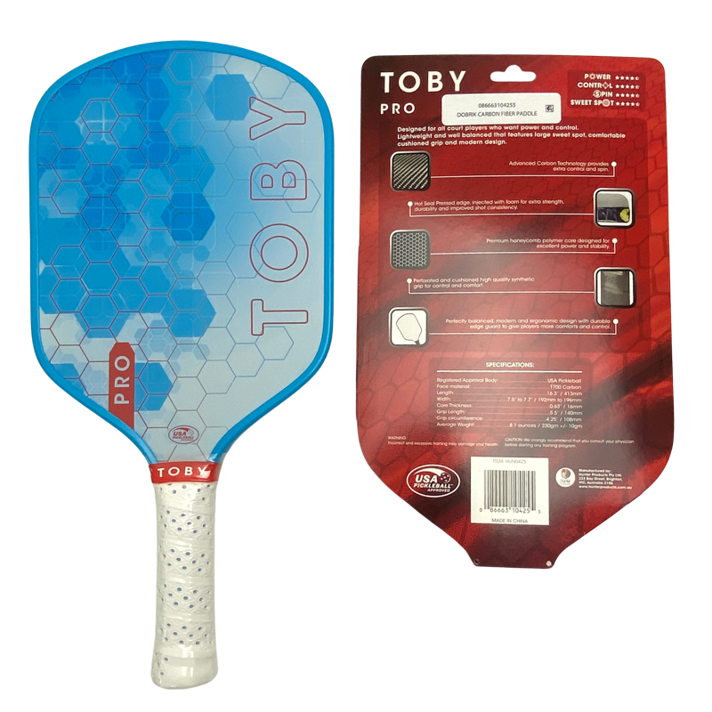 Toby Pro Carbon Fiber Pickleball Paddle - Single Variation
