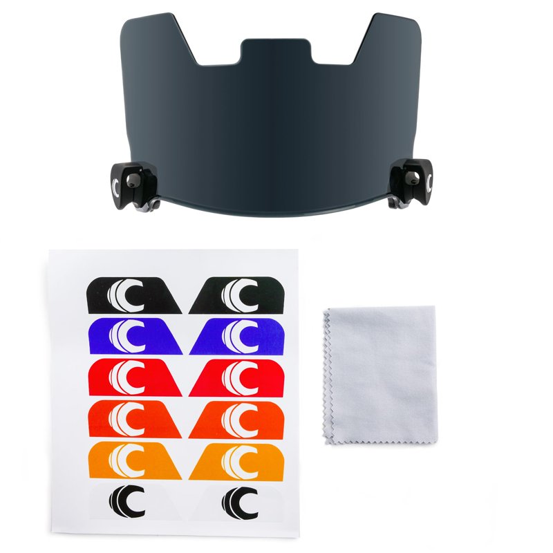 Football Visor Flat Lens UV Protection Scratch-Resistant Adult & Youth