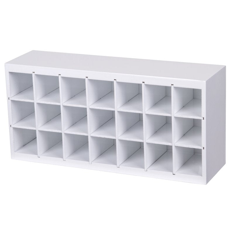 ArtBin Paint Storage Tray Wall Mountable Multi-Purpose White Wood 5.5x12.12x5.75 Inches