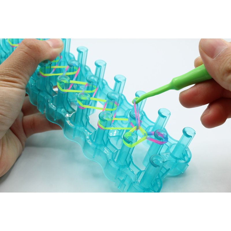 Kids Craft Rubber Band Bracelet Kit with Beads Clips & Looms - 4000 Bands