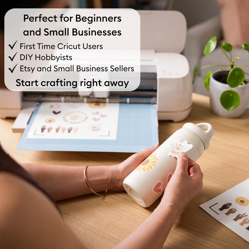 Cricut Maker 4 Cutting Machine and Sticker Making Bundle | Fast, Versatile Crafting
