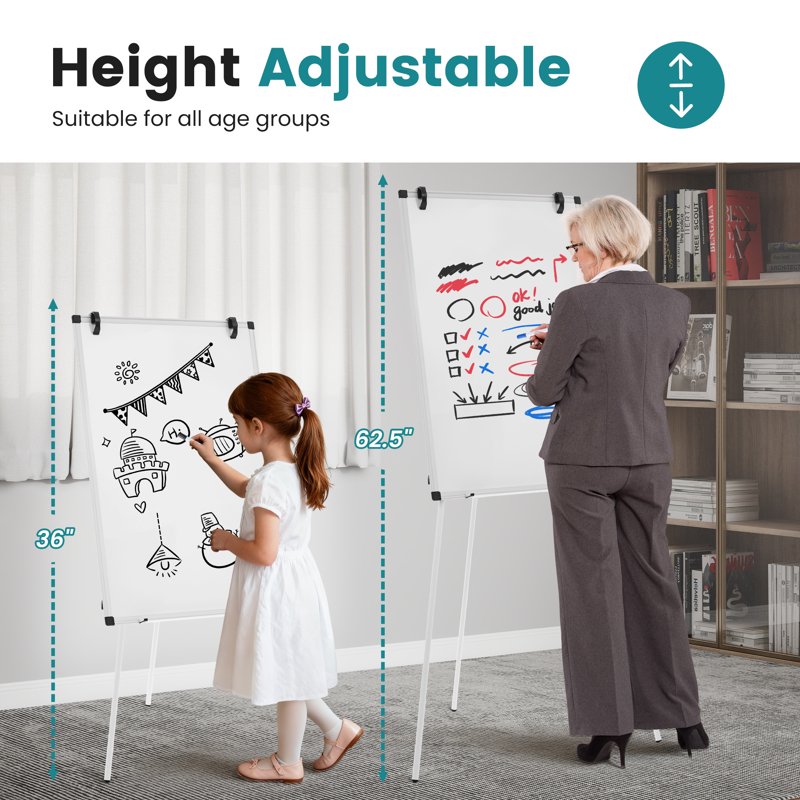 Magnetic Whiteboard with Stand - Portable Dry Erase Board for Office Classroom Home