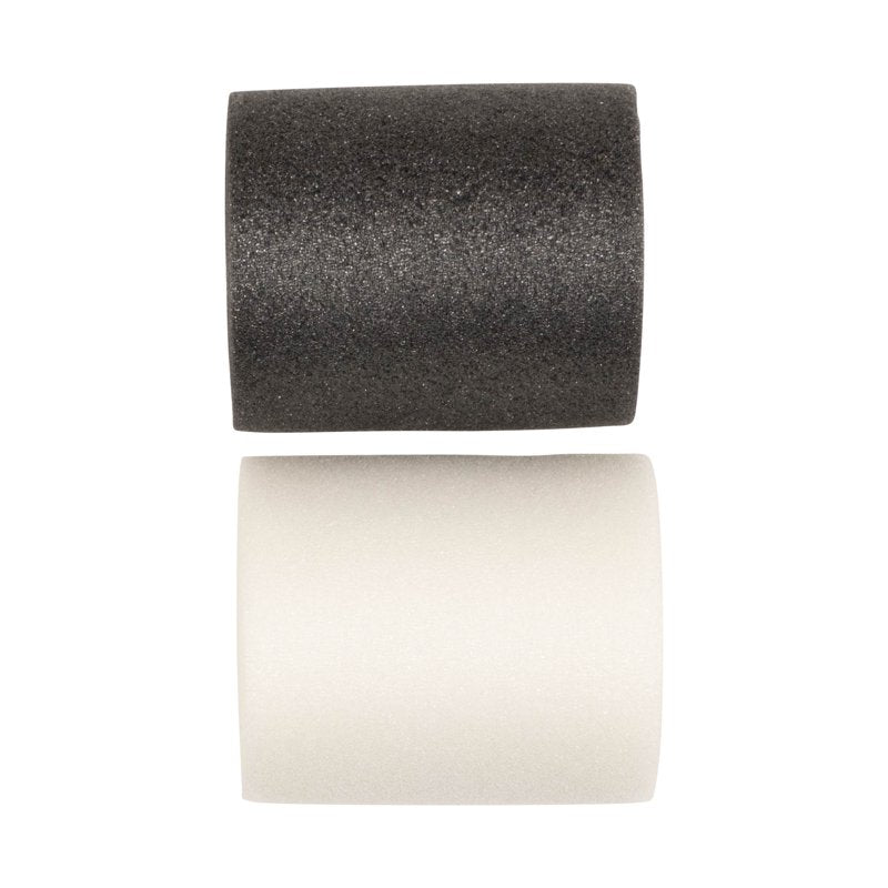 Athletic Hair Wrap Pre-Wrap Sweatband Black & White 2 Pack - Tearable Sport Headband