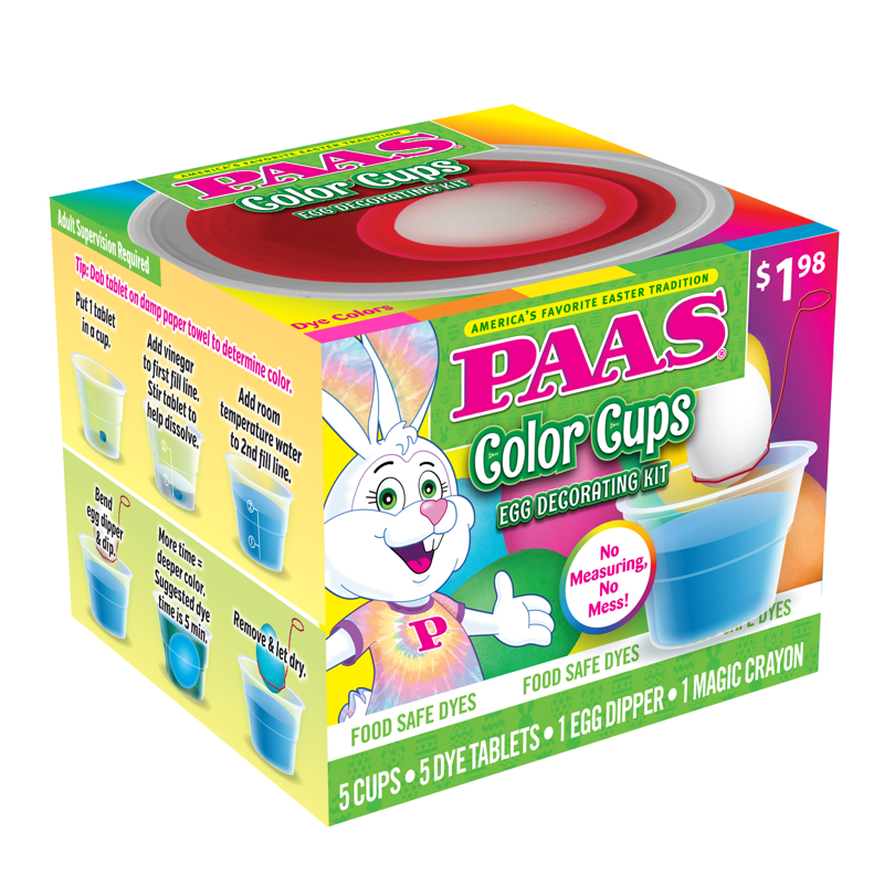 Easter Egg Decorating Kit with Dye Tablets, Color Cups & Magic Crayon