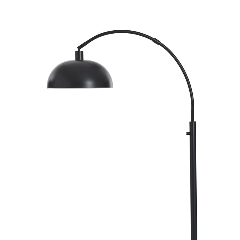 Black Finish Arch Dome Floor Lamp with Dimmable Light