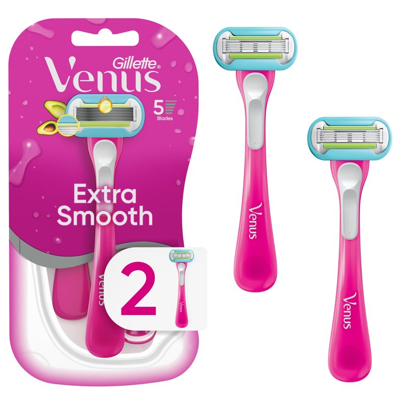 Disposable Women's Razors - 5 Blade Shaving Cartridges for Smooth Skin, Multipack 4