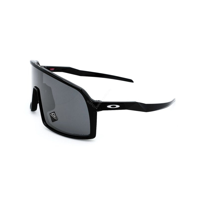 Unisex Shield Sunglasses with Prizm Black Lenses - Polished Black Frame