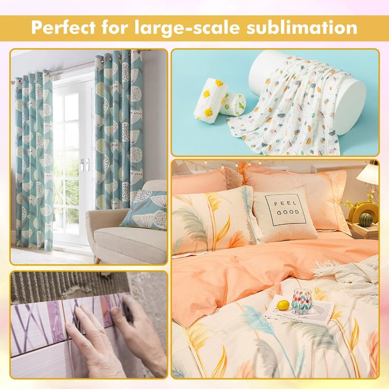 Sublimation Paper Roll 24x110 Ft for Inkjet Heat Transfer Large-Format Printing