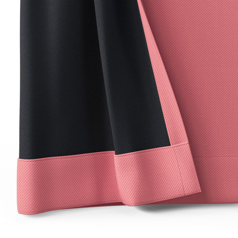 Kids Blackout Curtain Panel Set - Pink, 95 Inch Length, Room Darkening