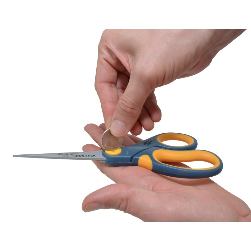 Westcott 8" Titanium Bonded Non-Stick All-Purpose Scissors - Single