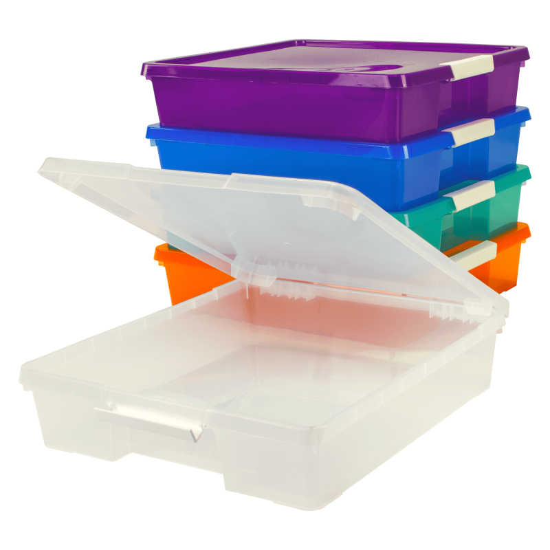 Craft Organizer Storage Box 5-Pack for Scrapbooking & Supplies