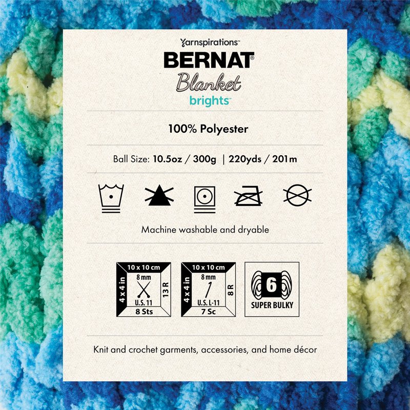 Super Bulky Polyester Yarn for Knitting & Crocheting - 4 Pack