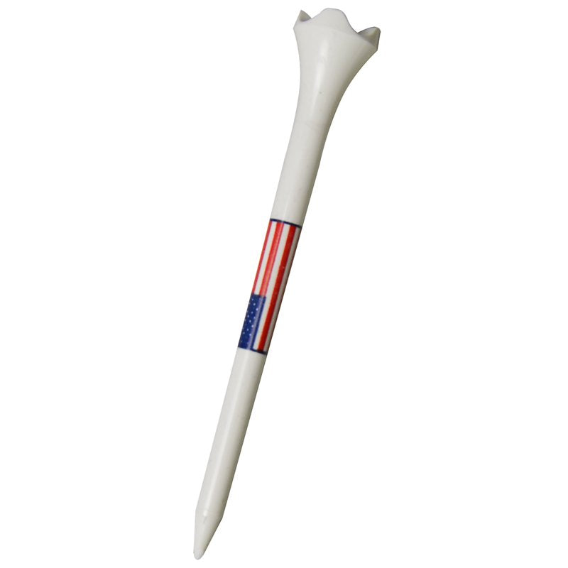 Golf Tees 3.25-Inch Plastic Low-Resistance Performance Tees - Durable Stability, Pack Options