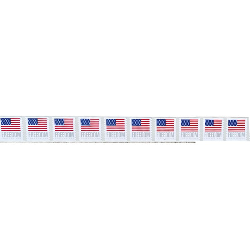 USA Flag Postage Stamps 2023 - Freedom Patriotic Red White Blue Set of 10+