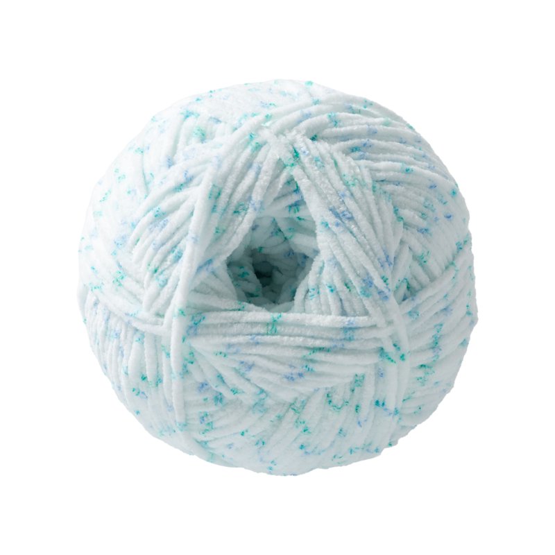 Medium Weight Chenille Yarn 12 Pack for Knitting Crochet & Crafts - Multi Colors