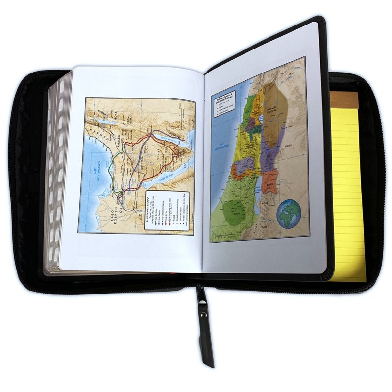 Bible Organizer with Notes & Tabs, Large Print, RV1960, Black