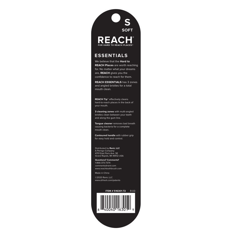 Manual Toothbrush with Cap - Soft Bristles, Multi-Angled Cleaning, Pack of 2 or 6