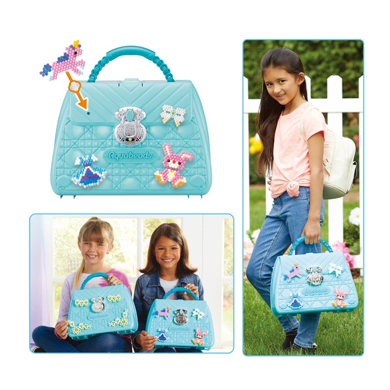 Aquabeads Deluxe Bead Craft Kit with Storage Case - Over 1,400 Water Fuse Beads for Kids