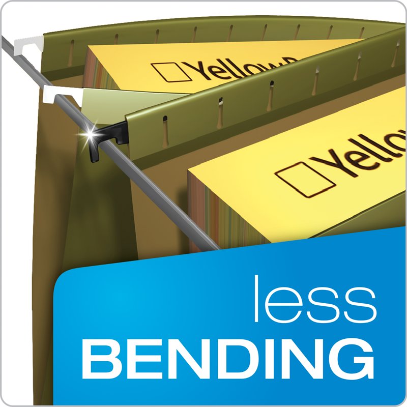 Reinforced Hanging Folder Set - Green, Heavy-Duty, Pack of Multiple Sizes